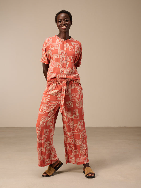 pantalon imprimé
