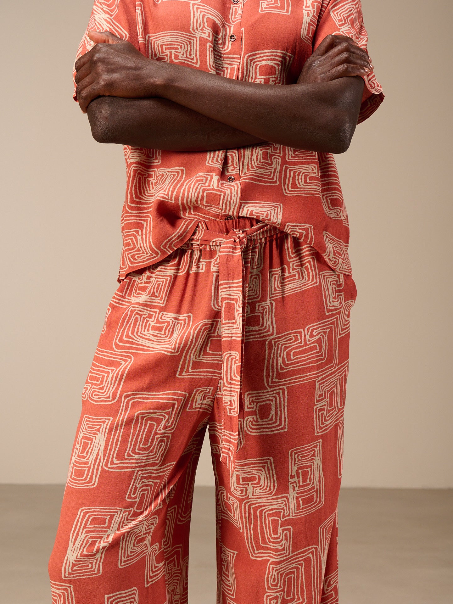 Printed pants