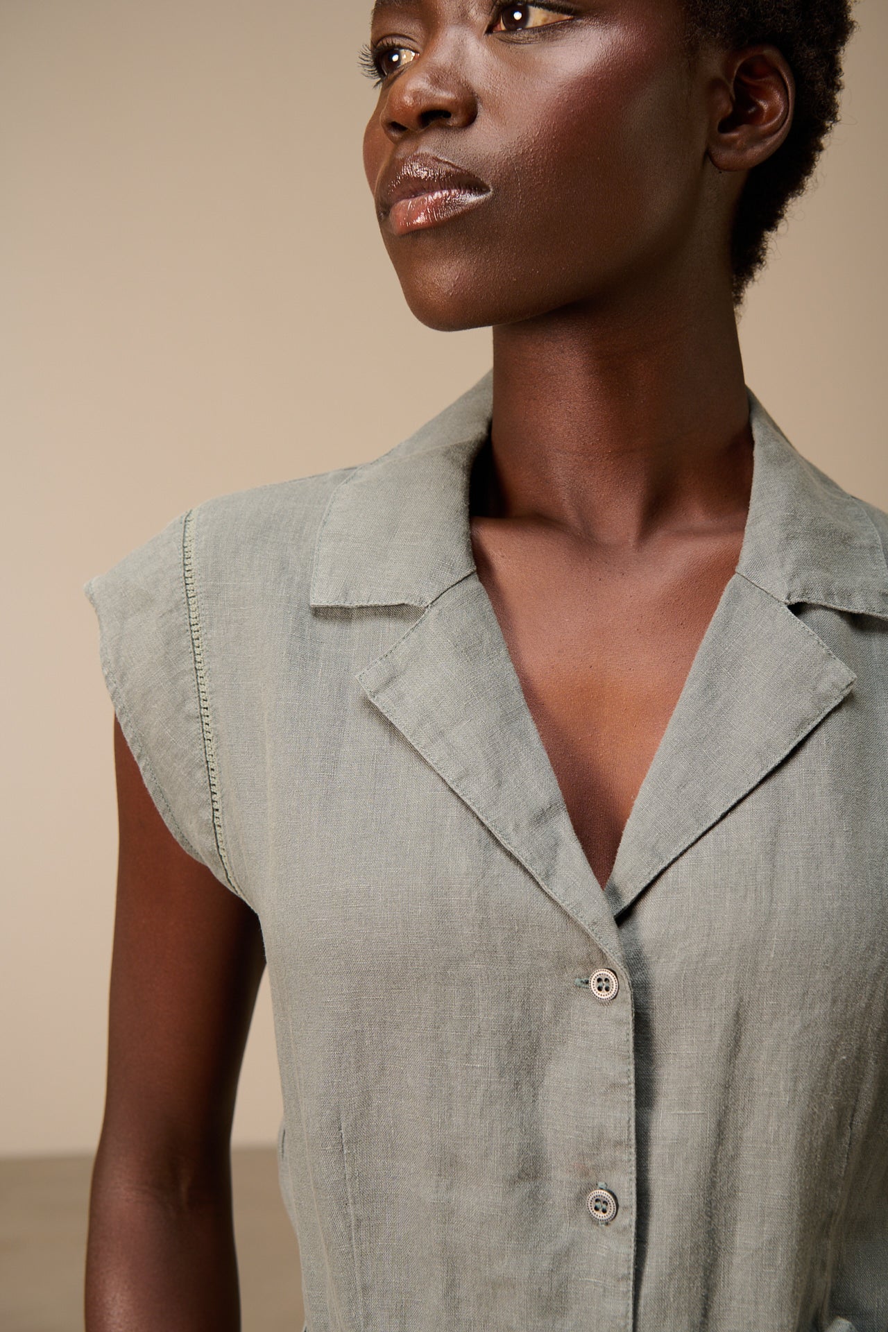 Button-down dress
