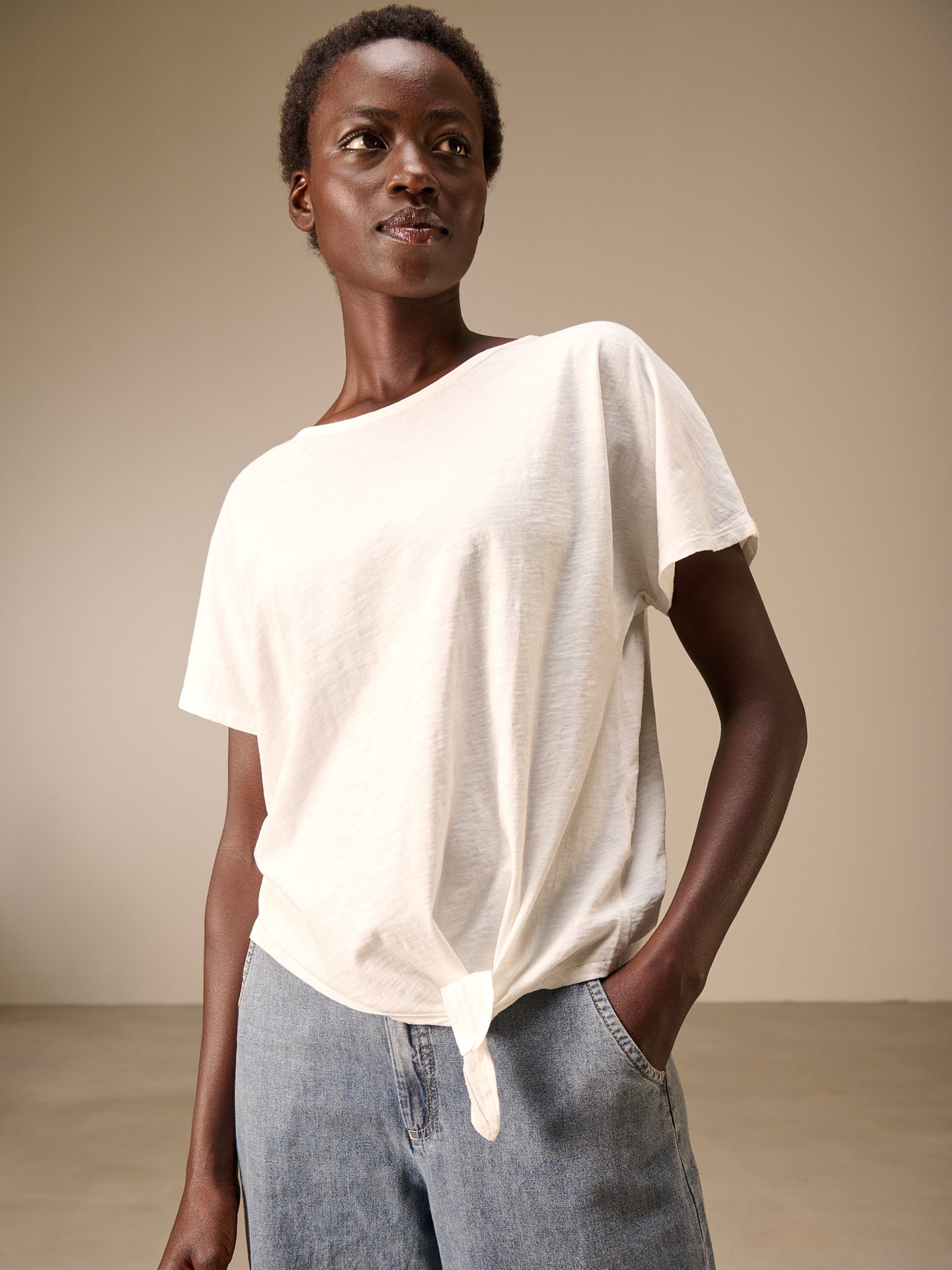 Cap sleeve shirt