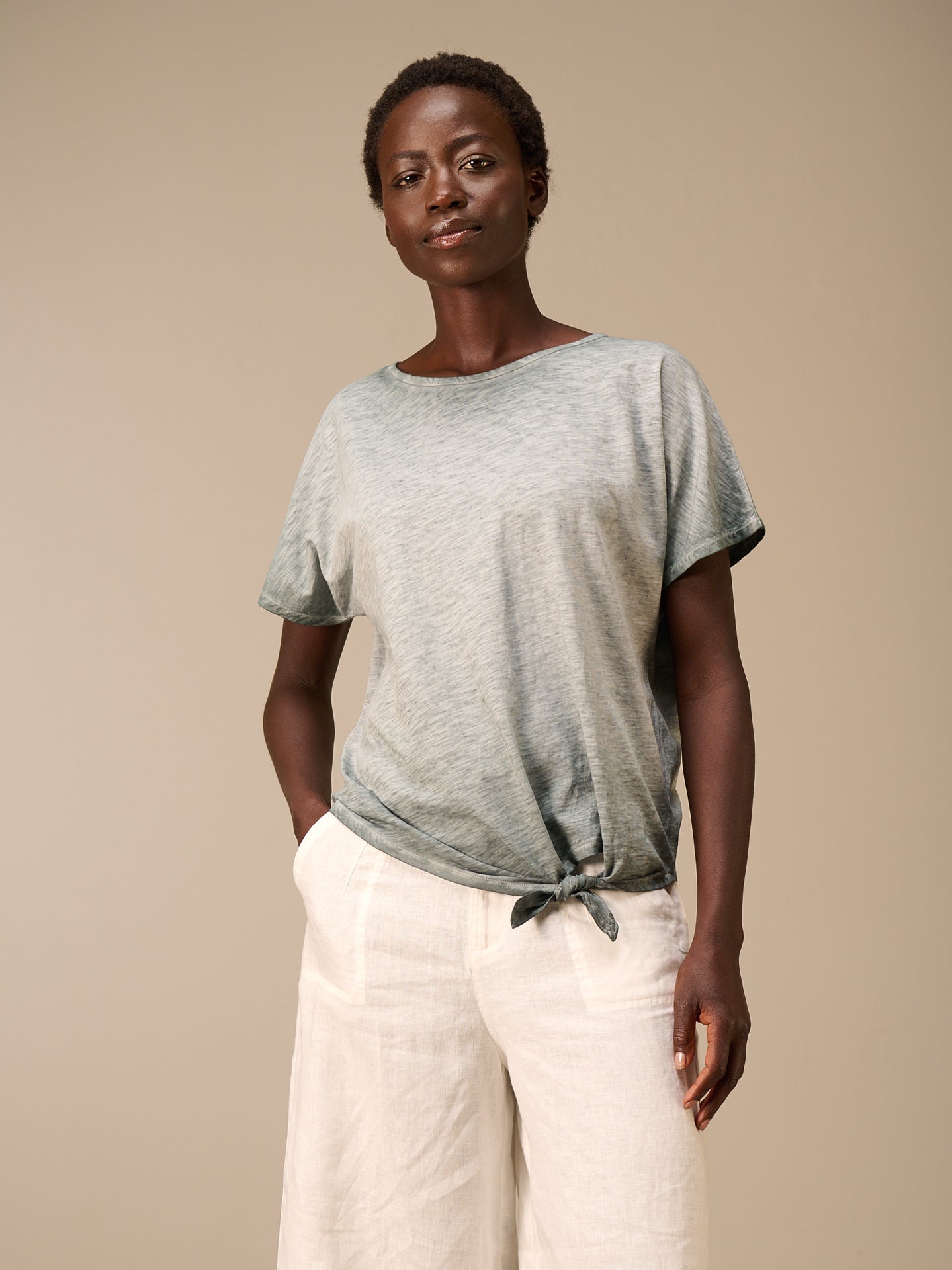 Cap sleeve shirt