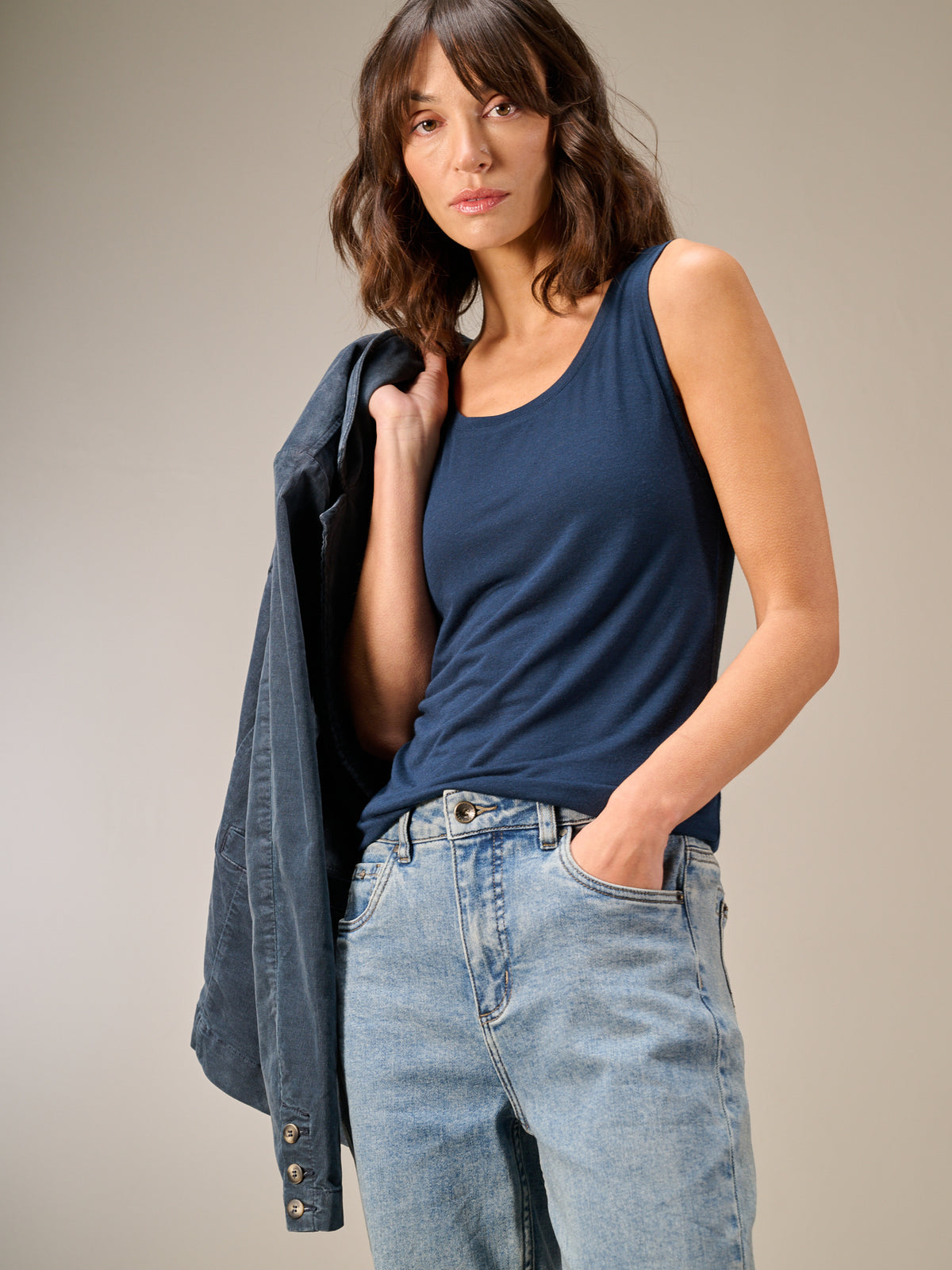 Round-neck top
