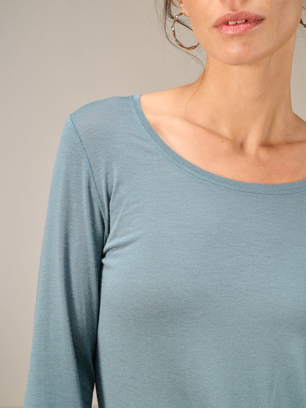 Shirt mit Rundhals