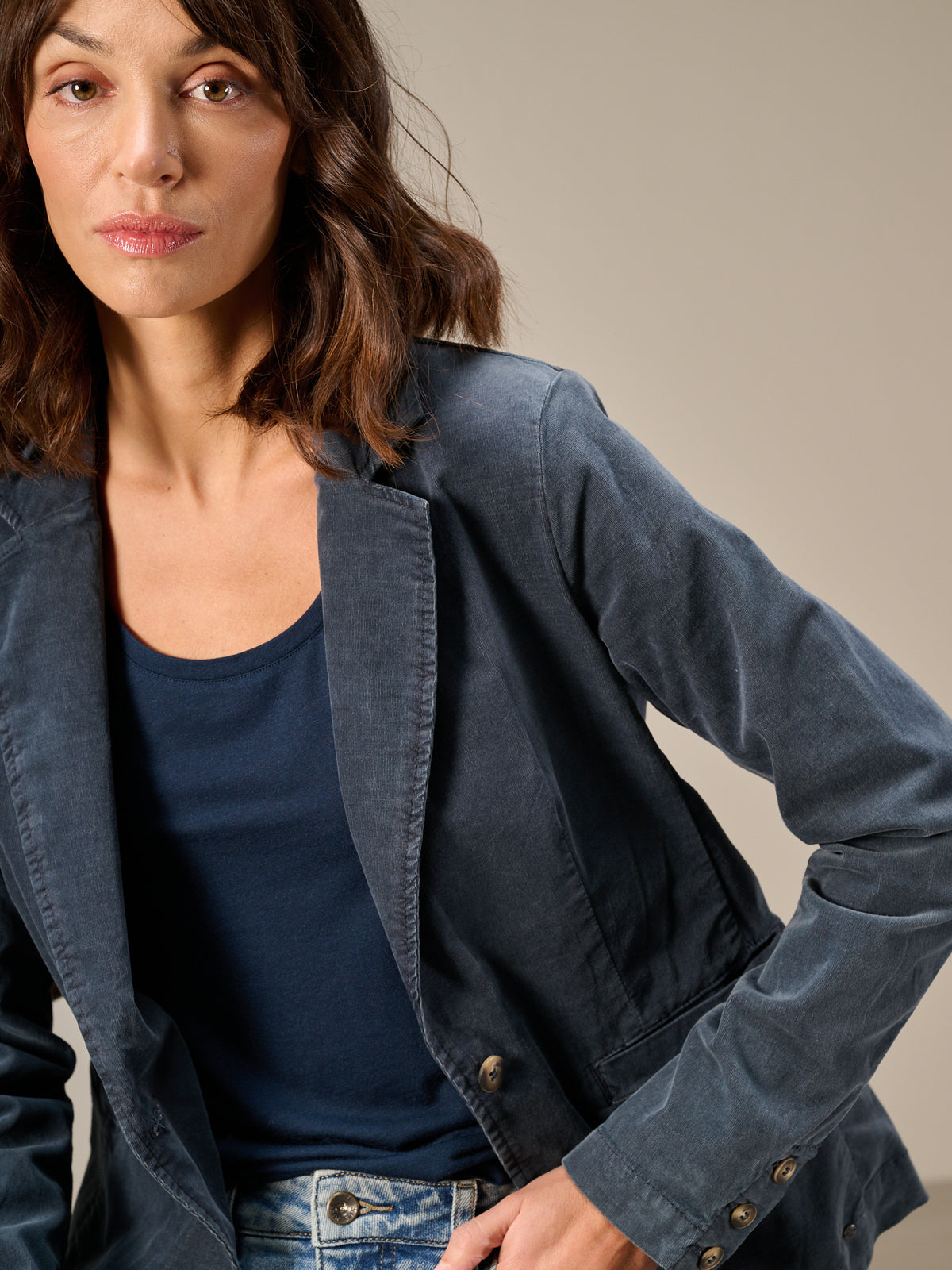 Corduroy blazer