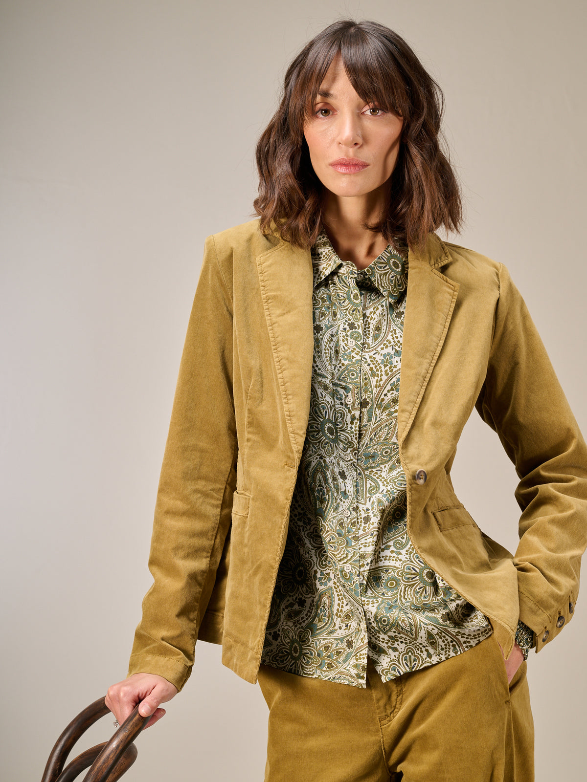 Corduroy blazer
