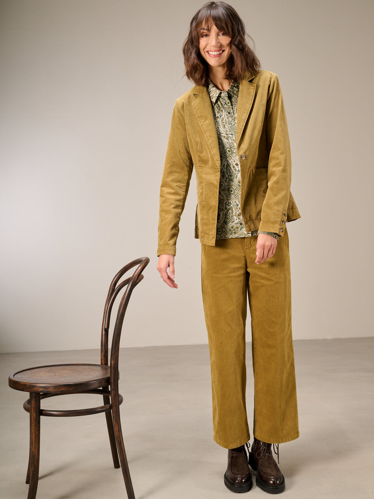 Corduroy blazer
