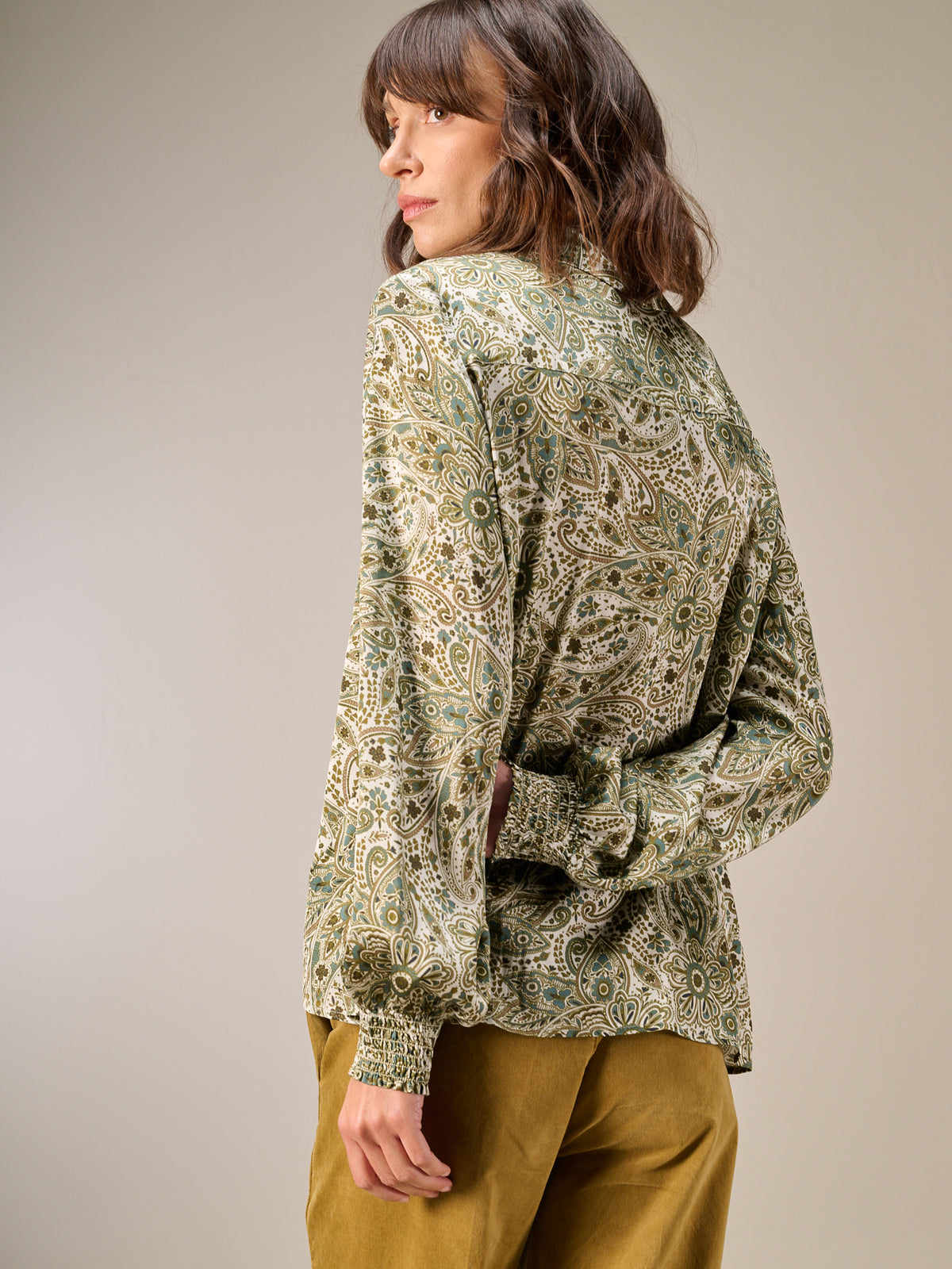 Bluse mit Druck