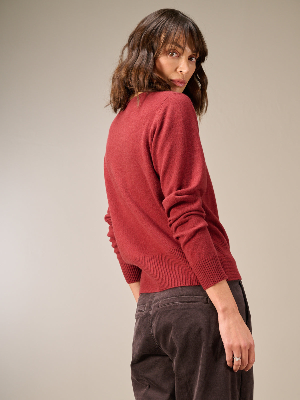 Cardigan with cashmere