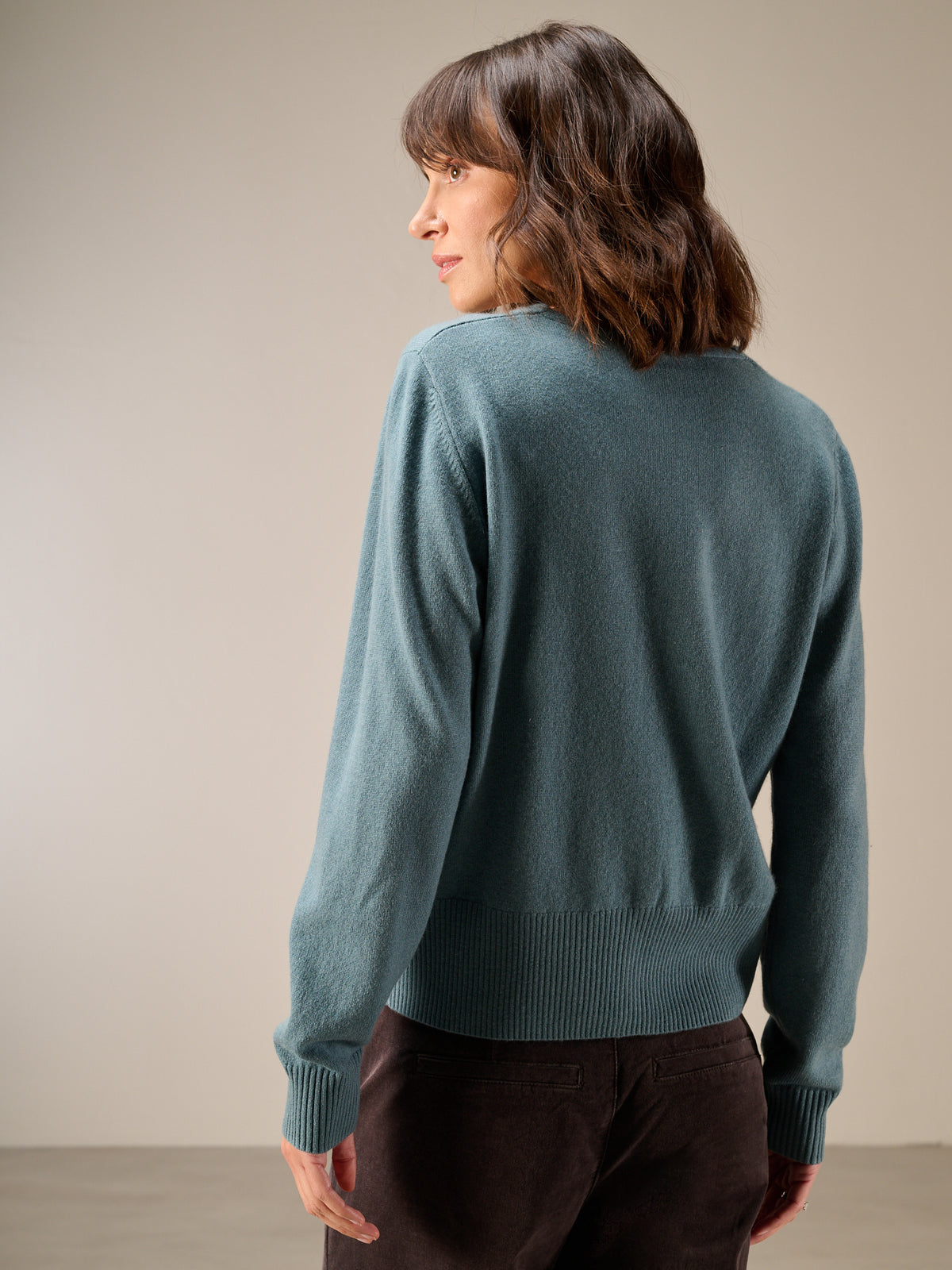 Cardigan with cashmere