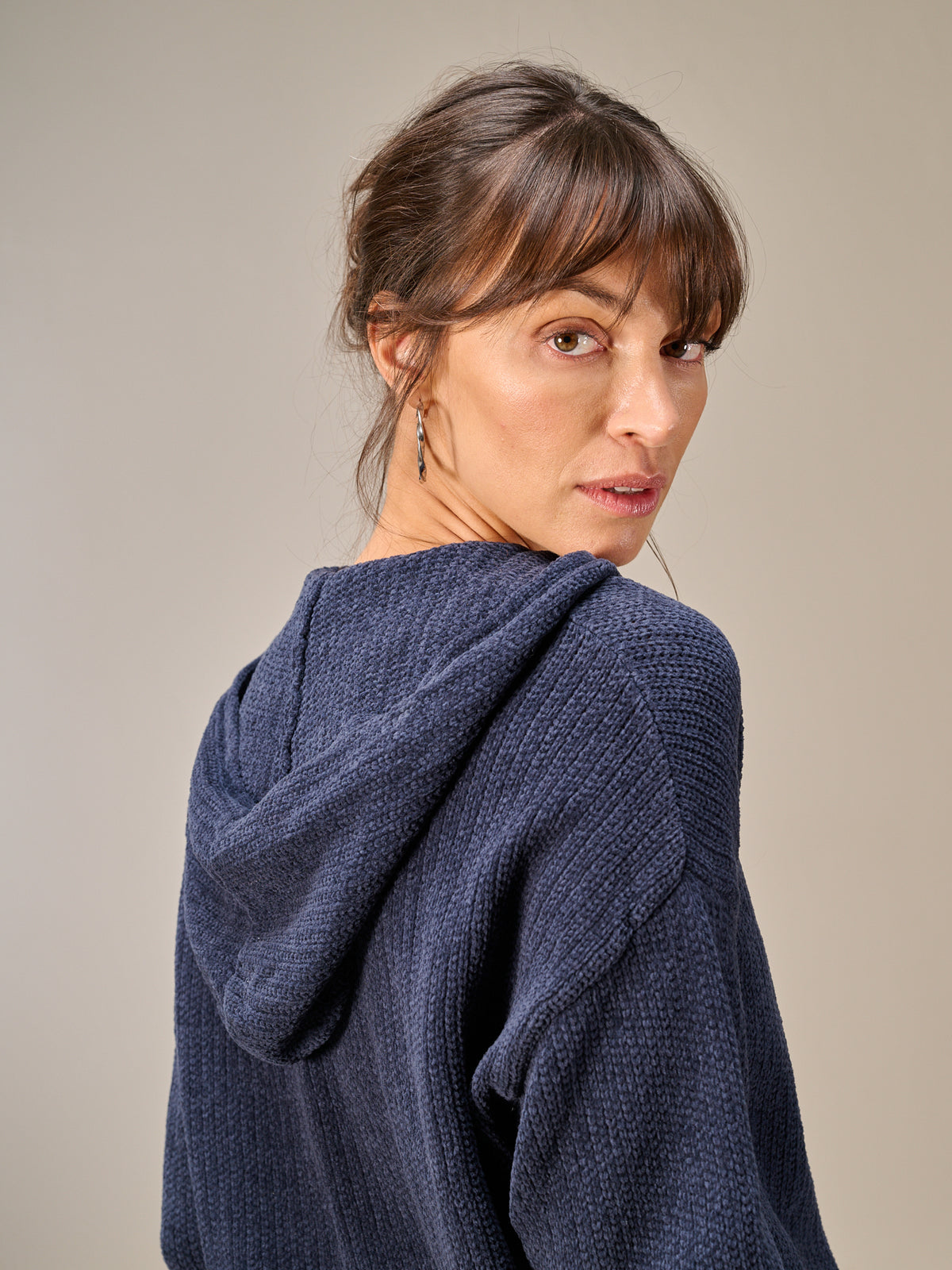 Giacca in maglia con zip