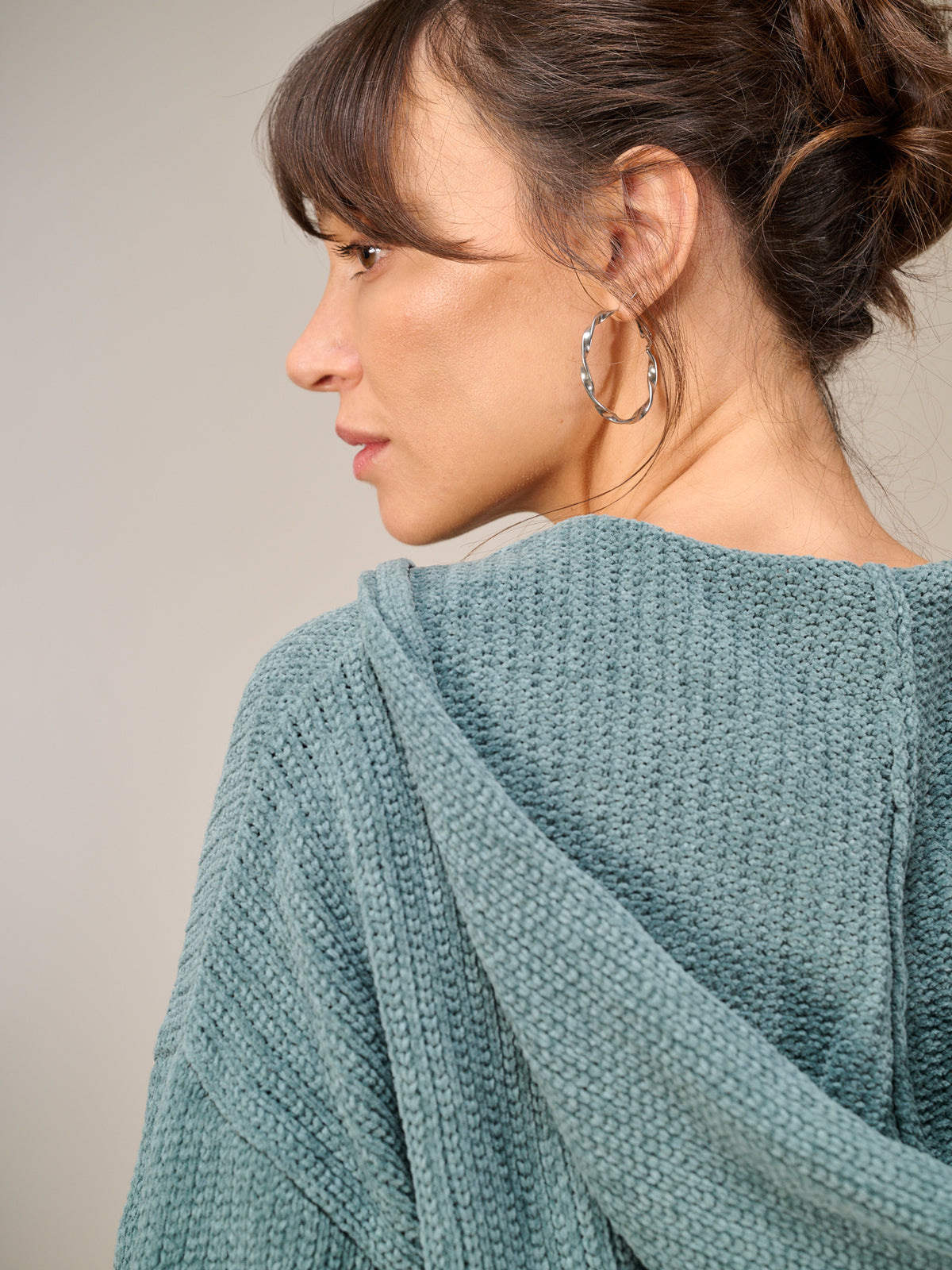 Giacca in maglia con zip