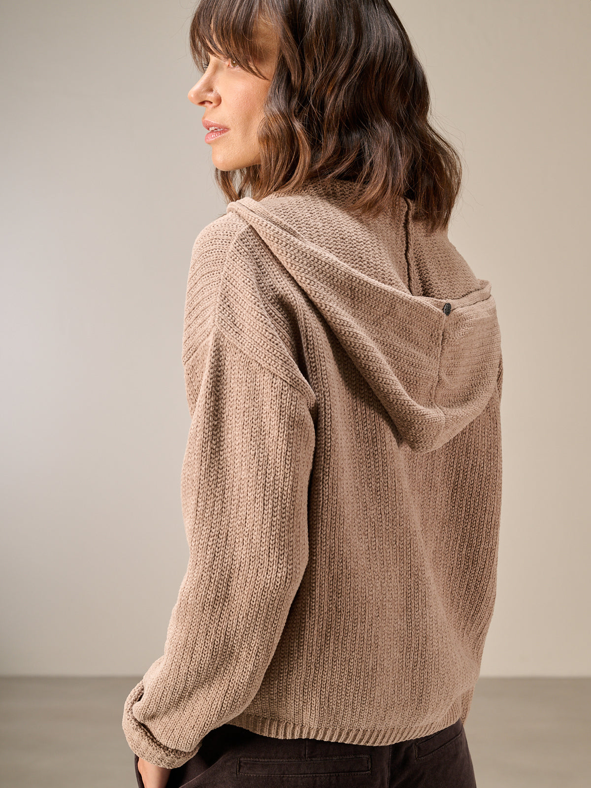 Giacca in maglia con zip