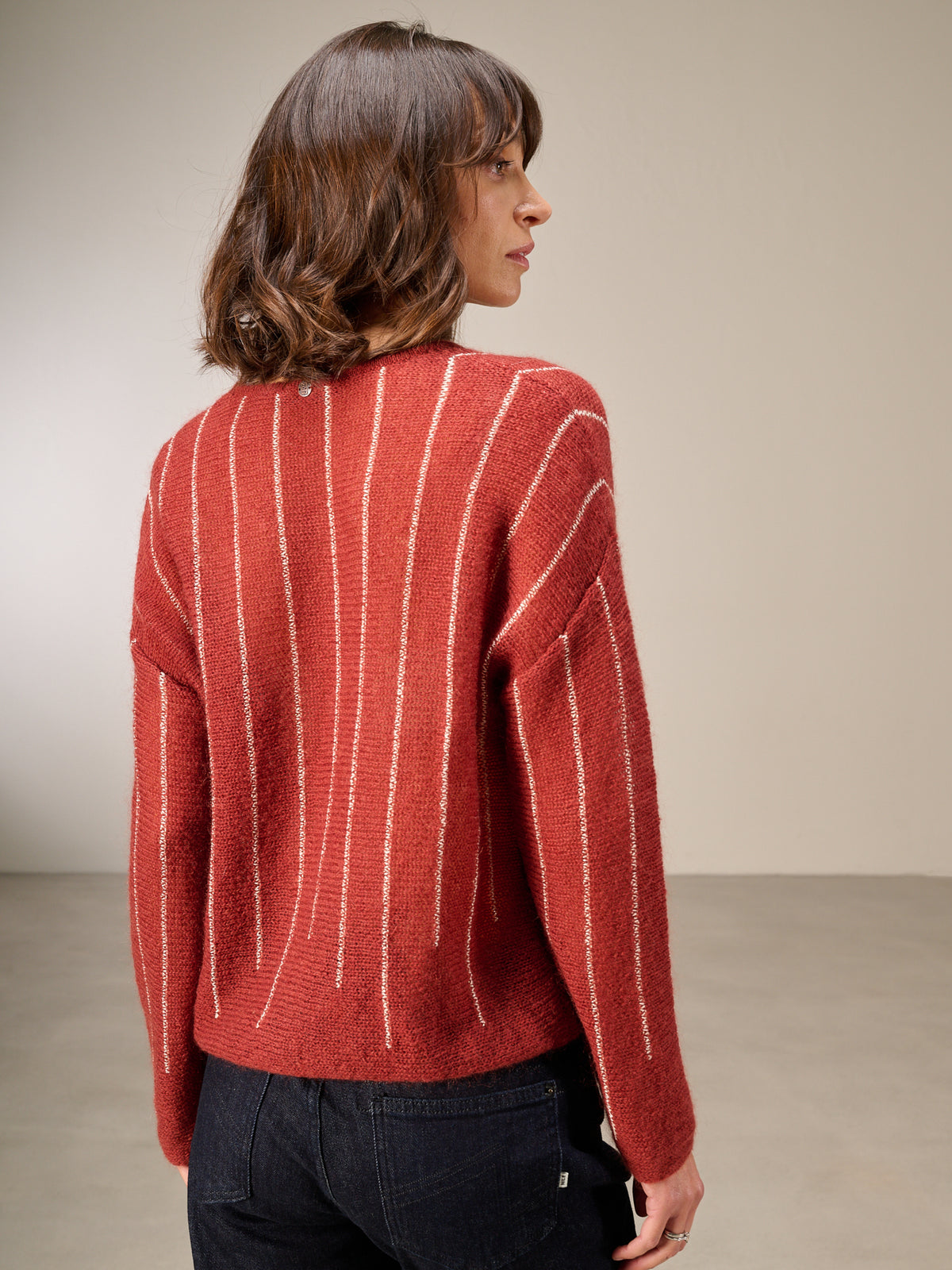 Strickpullover mit Wolle