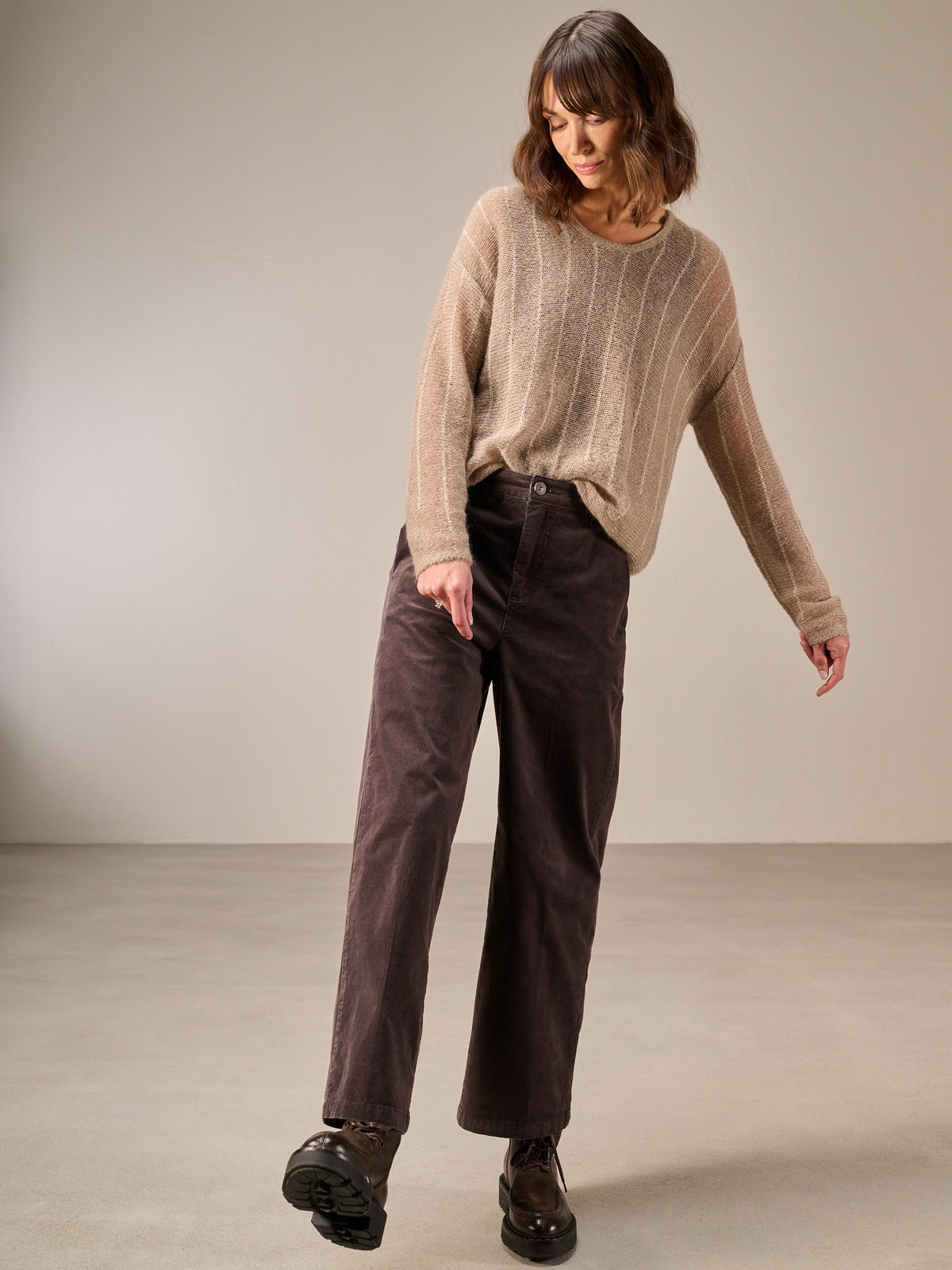 Strickpullover mit Wolle