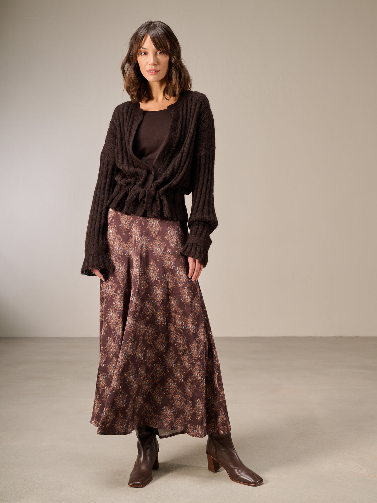 Strickjacke  mit Wolle