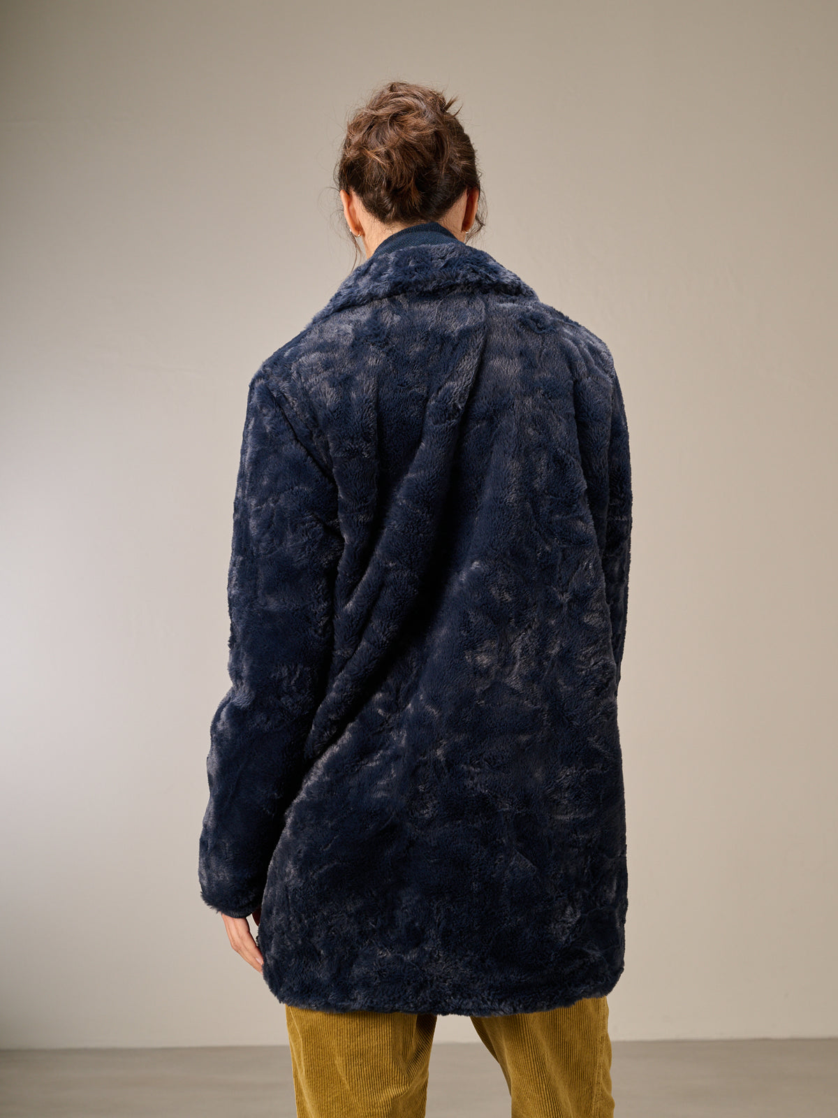 Faux fur coat